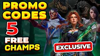 Raid Shadow Legends Promo Code = ALL 5 FREE Champions At Once