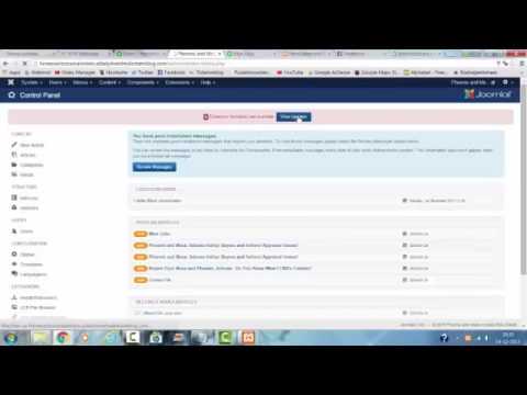 How to Upgrade Joomla Extensions in Joomla 3