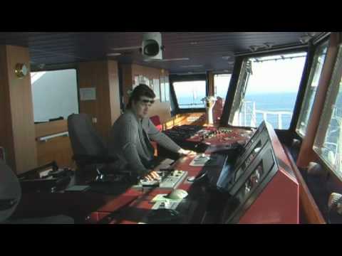 Auf der Brücke von MS "ANNA SIRKKA"