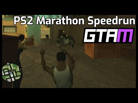 GTA Marathon 2024 San Andreas PS2 Any% NMG World Record Speedrun