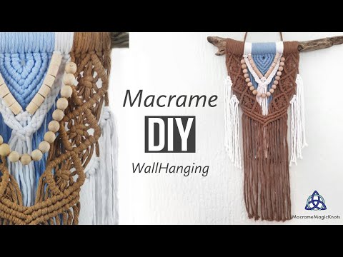 DIY Macrame Christmas Tree Decoration EASY Christmas Crafts