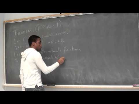 Math 392 Lecture 5 - The Fundamental Theorem for Line Integrals