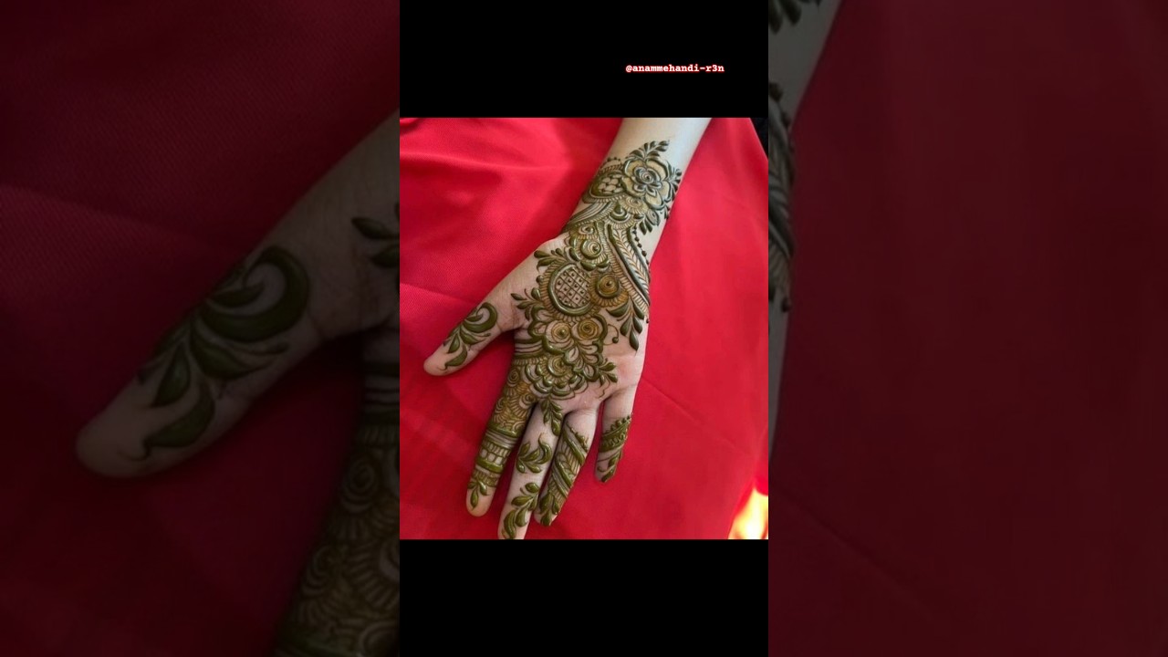 🌿New trending mehandidesign for back hand mehandidesign❤️🥀#trendingshorts#trendingvideo #trendingnow