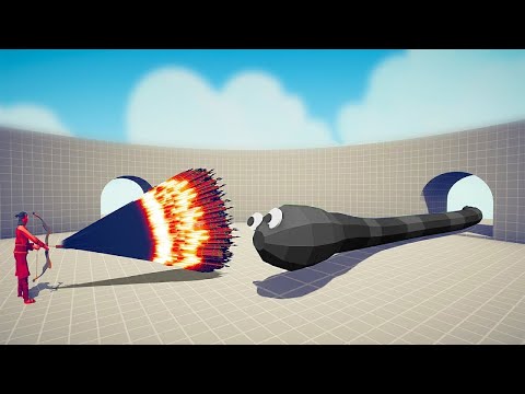 TITANOBOA & GIANT COBRA vs EVERY UNIT - Totally Accurate Battle Simulator TABS