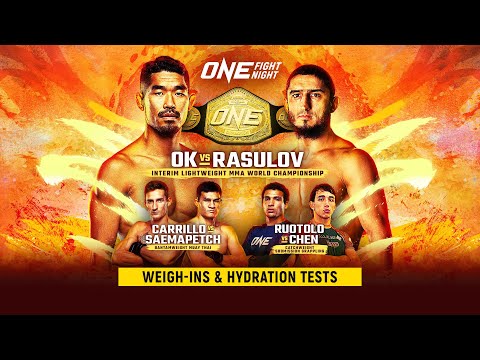 [Live In HD] ONE Fight Night 23 | Weigh-Ins &amp; Hydration Tests