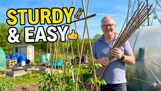 How to Make an A-Frame Bean Support (Simple DIY for Beginners)