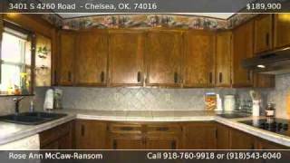 preview picture of video '3401 S 4260 Road  Chelsea OK 74016'