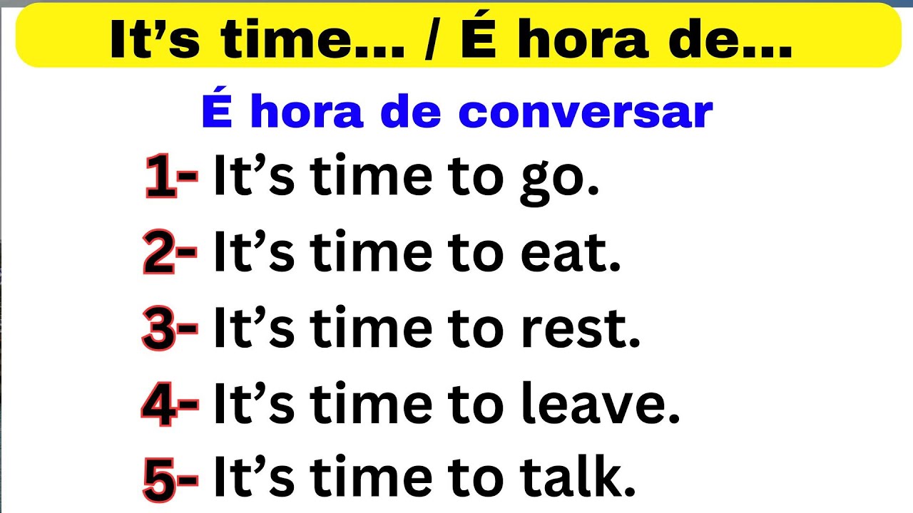 💬 AS 50 MELHORES ESTRUTURAS PARA APRENDER INGLÊS RÁPIDO!