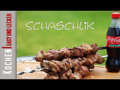 Schaschlik saftig und lecker/ Rezept mit Cola/ Gelingt jedem! Recipe shashlik / shish kebab