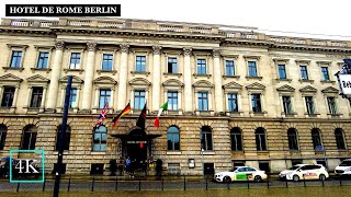 Worst Luxury Hotel in Berlin? Hotel de Rome Rocco Forte 4k Tour |  Berlin Germany | Terrace Spa Gym