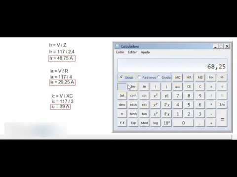 Cálculo: Passo à Passo do Circuito RC em Paralelo.