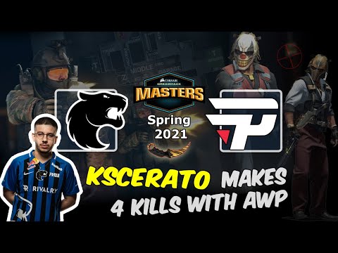 KSCERATO makes 4 kills with AWP, FURIA vs paiN, DreamHack Masters Spring 2021