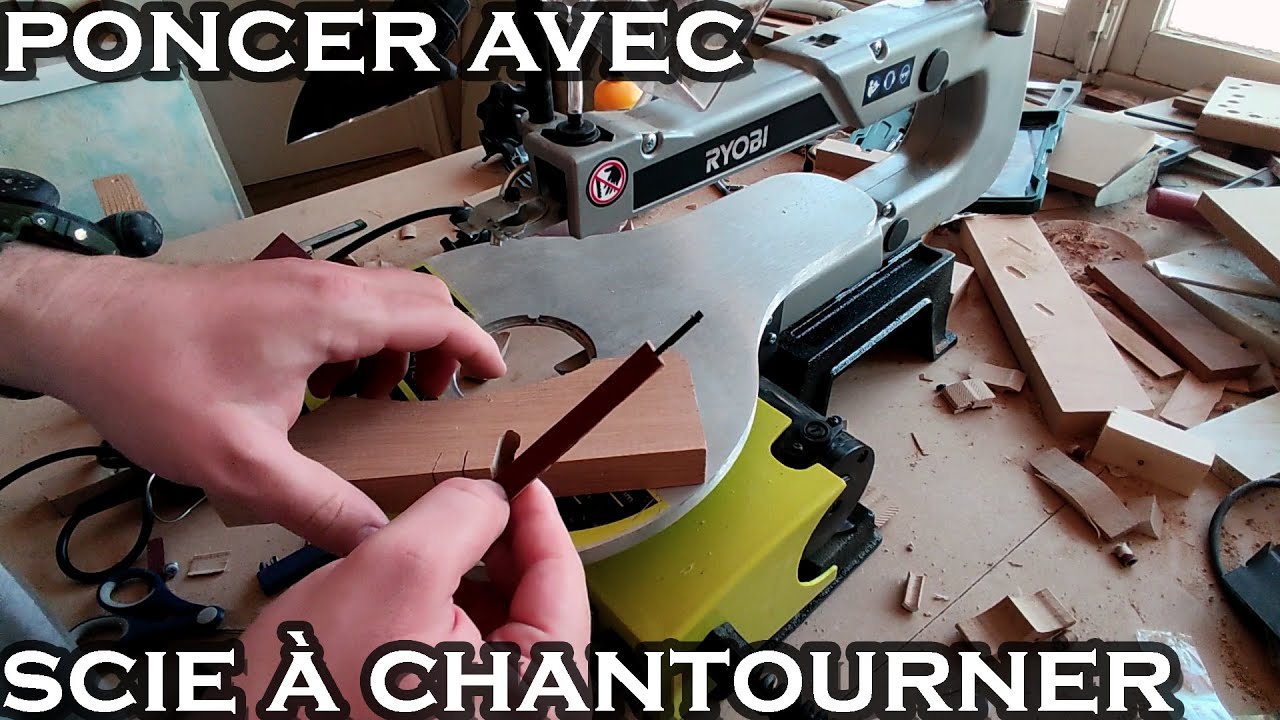 Poncer avec la scie à chantourner : facile