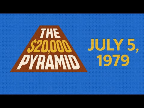 The $20,000 Pyramid – July 5, 1979 | Classic Game Show Fun with Fast-Paced Clues!