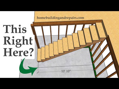 How To Calculate The Horizontal Length of Stairway - Basic Home Design and Construction Tips