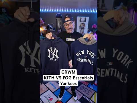 Обзор размеров коллекции GRWM Fear Of God MLB и Kith Yankees, Nike SB4 Navy