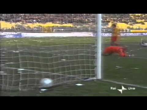 Serie A 2000-2001, day 18 Lecce - Perugia 2-2 (Tonetto, Vryzas, Giorgetti, Tedesco)