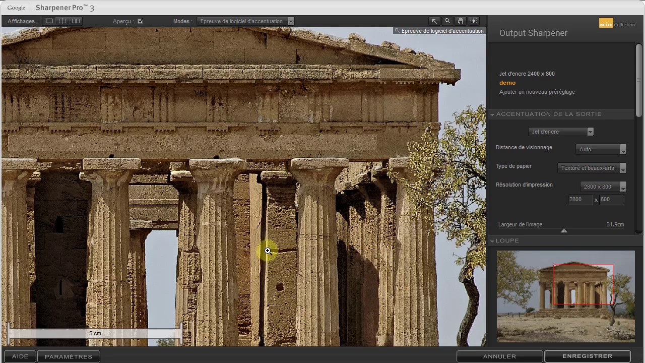 Nik Collection :  Sharpener Pro 3 - Output Sharpener  - Partie 2