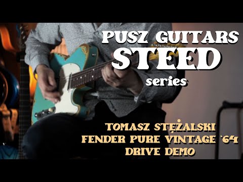 PUSZ sTeed | Fender Pure Vintage'64® Tele® DEMO | TOMASZ STEZALSKI | TONE CHECK | DRIVE | No Talking
