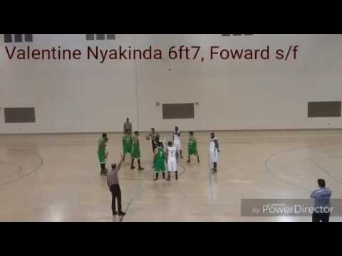 Valentine Nyakinda 6'7" -vs Al seeb club Gulf Asia