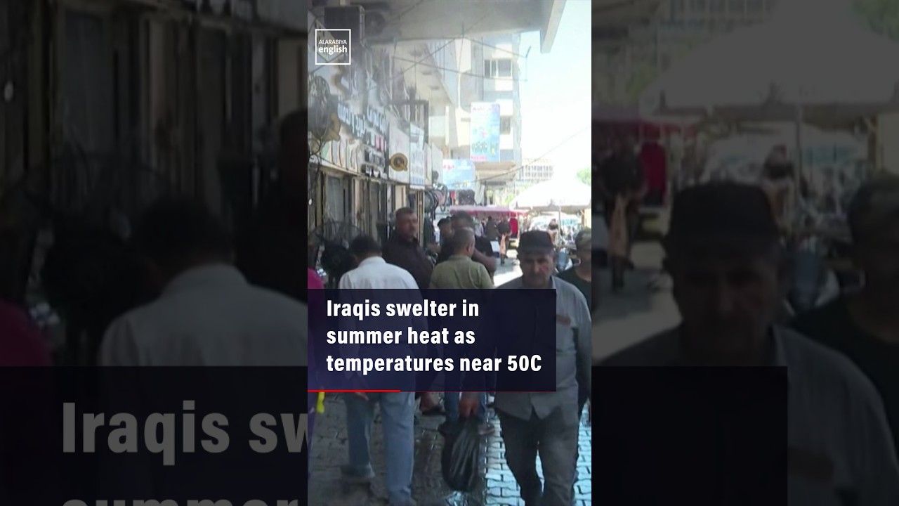 Video | Iraqis Endure Intense Summer Heat
