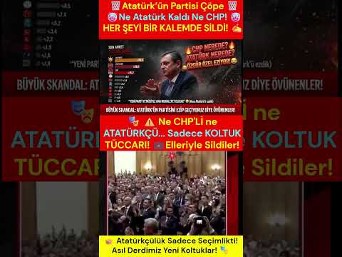 📢 Özgür Özel yeni icratı : BÜYÜK SKANDAL: ATATÜRK’ÜN PARTİSİNİ EZİP GEÇİYORUZ DİYE ÖVÜNENLER! 🔥  

🔥 İŞTE BÜYÜK SİYASET BİLGİNİN SON İCRAATI! 💎  

🎯 Yıllardır "Atatürk'ün partisiyiz" diye MİLLETİ UYUTANLAR maskelerini TAMAMEN ÇIKARDI! ⭐  

🎯 Özgür Özel kürsüye çıkıp ne dese beğenirsiniz? 🔥  

💎 "YENİ PARTİ YETKİSİYLE" Türkiye'nin ANA MUHALEFETİ OLUYORUZ diyor! 🚀  

💎 Yani açıkça diyor ki; ATATÜRK’ÜN KURDUĞU CHP'NİN kendi gözlerinde HİÇBİR DEĞERİ YOKMUŞ! 📢  

💎 Kendi kişisel ikballeri için ATATÜRK’ÜN EMANETİNİ bir günde EZİP GEÇTİLER! 🎯  

⭐ MEĞER NE CHP UMURLARINDAYMIŞ NE DE ATATÜRK! ✨  

🎯 TEK DERTLERİ KOLTUK, TEK SEVDALARI SİYASET OYUNLARI! 💎  

⭐ Bunların Atatürkçülüğü meğer sadece SEÇİM ZAMANI MAKYAJIYMIŞ! 🚀  

🎯 BU SİYASET TİYATROSUNU HÂLÂ YUTAN VAR MI? ✨  

💎 Yazan: Bulent Tasgin 

🔥 #ÖzgürÖzel #SiyasetGerçekleri #CHP #MaskelerDüştü #SonDakika #TürkiyeGündemi #YalanSiyaseti 