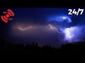 Heavy Thunderstorm Sounds for Sleeping, Relaxing, Stress | Rolling Thunder, Lightning & Rain Sounds