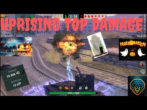 WOT Blitz | PROJECT UPRISING EP: 1 | Grille 15 | 20.8K Damage | 12 Kills | "TOP DAMAGE IN UPRISING"