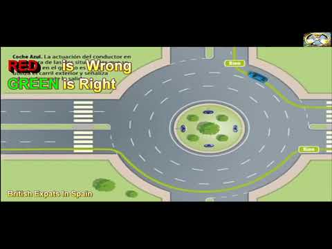 How to use spanish roundabouts, dont do it like this.