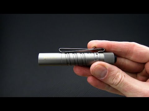 Olight i3T EOS Titanium AAA 180 Lumen Slim EDC Tail Switch Olight i3T EOS Titanium AAA 180 Lumen Slim EDC Tail Switch