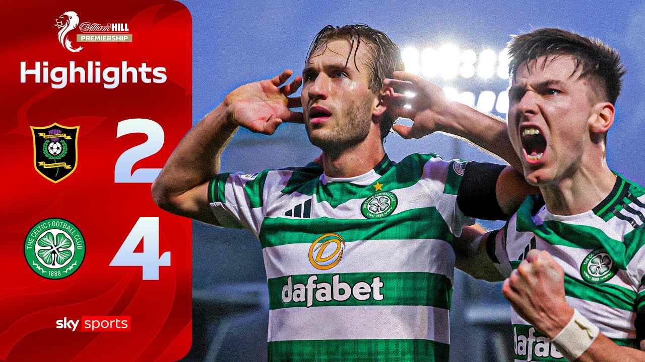 Celtic win six-goal THRILLER to close gap | Livingston 2-4 Celtic | Scottish Premiership Highlights