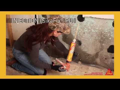 How to Repair Leaking Foundation with the SikaFix Kit