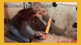How to Repair Leaking Foundation with the SikaFix Kit