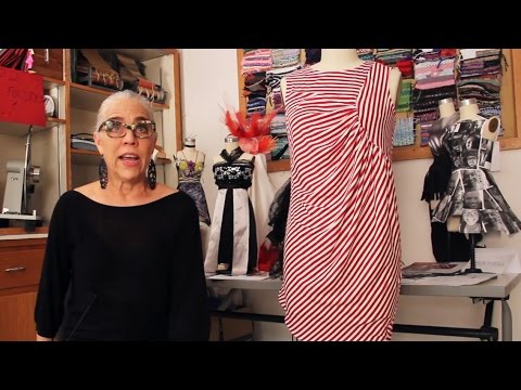 Cream & crimson fashion design