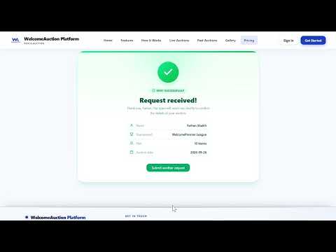 Platform walkthrough