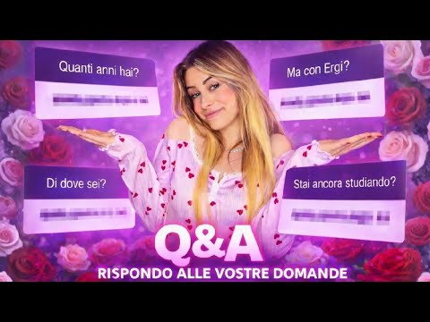 RISPONDO ALLE VOSTRE DOMANDE!🩷