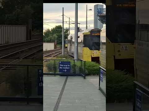 Thumbnail for Manchester Metrolink - A couple of trams at Deansgate-Castlefield by Trams