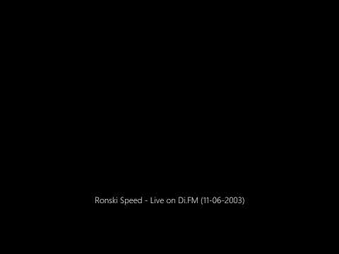 Ronski Speed - Live on Di.FM (11-06-2003)