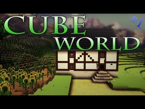 Cube world (Alpha) Multiplayer Adventures | Ep.1 | That is a big tree!
