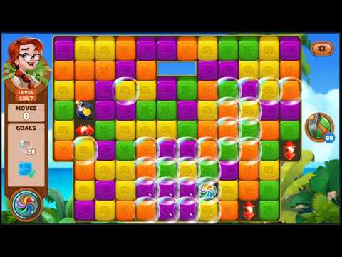 Lost Island Blast Adventure Level 1867 - NO BOOSTERS 🏝️ | SKILLGAMING ✔️