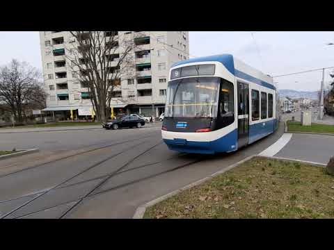 Triemli ZH / Endstation Tram und Bus Verkehr  14er und 9er Linie