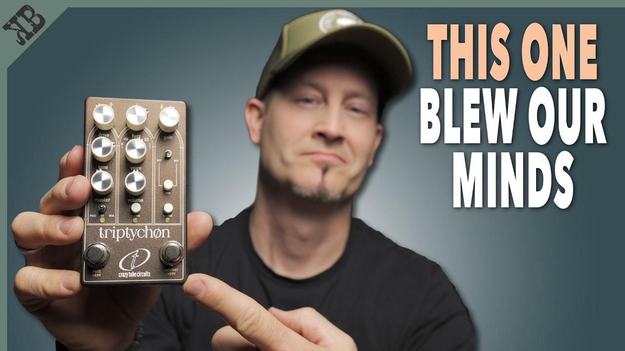 One-of-a-kind Boost-Fuzz-Drive Pedal 🔥 | Crazy Tube Circuits - Triptychon - YouTube