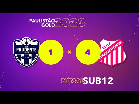 AD Prudente 1 x 4 Elite Itaquerense - Paulistão Gold 2023 - sub12