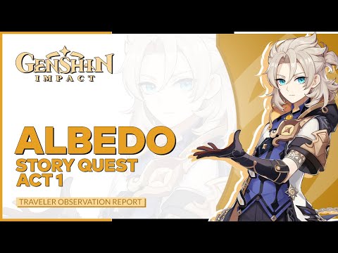 Albedo Story Quest | All Cutscenes | Genshin Impact 1.2 HD 1080p 60fps