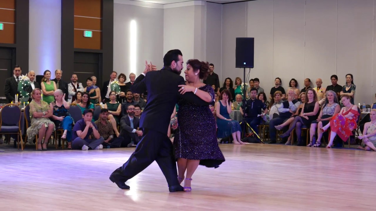 Graciela Gonzales & Leonardo Sardella @ Nora's Tango Week 2017 July 2 Tango Demo 1/2