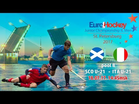 18.07.2017. EuroHockey JCII 2017. Scotland U-21 - Italy U-21