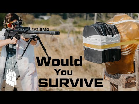 Can body armor stop a 50 CAL? Could You survive if it did?