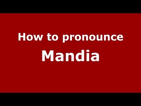 How to pronounce Mandia (Italian/Italy) - PronounceNames.com