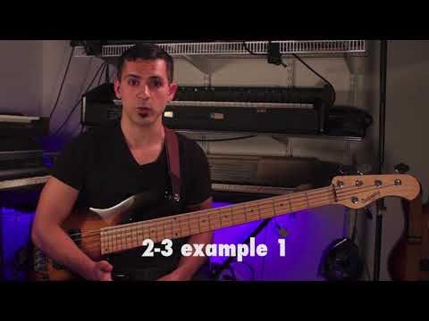 Timba Bass Lesson 2: 2-3 Tumbaos Example 1