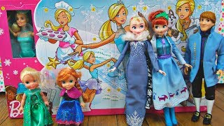 Elsa and Anna toddlers get Barbie&#39;s advent calendar